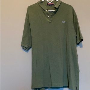 Vineyard Vines green short sleeve polo